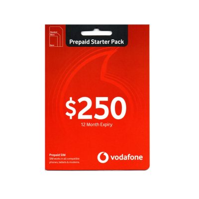 $250 Vodafone Prepaid SIM