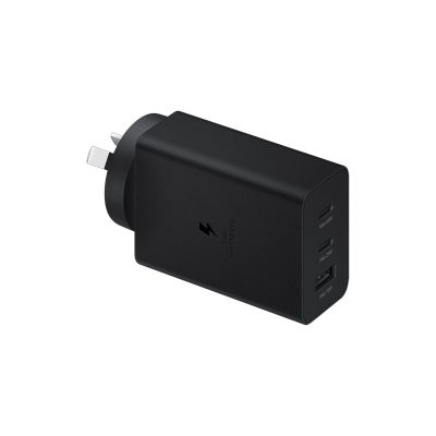 Samsung 65W Power Adapter Trio 1A & 2C – Black