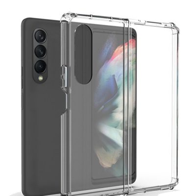 Galaxy Z Fold 6 BLACKTECH 2-Piece Clear Hard Protective Case