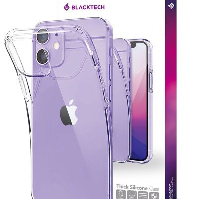 iPhone 15 Pro Max BLACKTECH Clear Thick Silicone Case