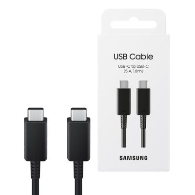 Samsung USB-C to USB-C Cable 5A 1.8m Cable – Black