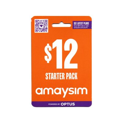 $12 Amaysim Prepaid Starter Pack