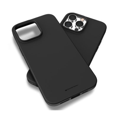 Goospery Soft Feeling Jelly Case for iPhone 16 Pro – Black